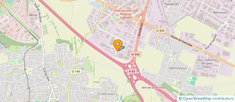 localisation de l'entreprise GORON SERVICES DE PROTECTION à SAINT-PRIEST