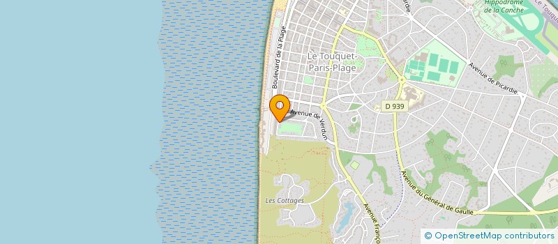 localisation de l'entreprise GOROZ à LE TOUQUET-PARIS-PLAGE