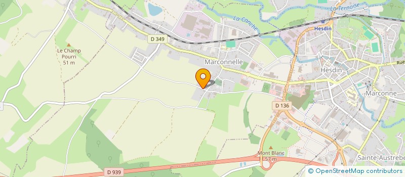 localisation de l'entreprise GORPAC à MARCONNE