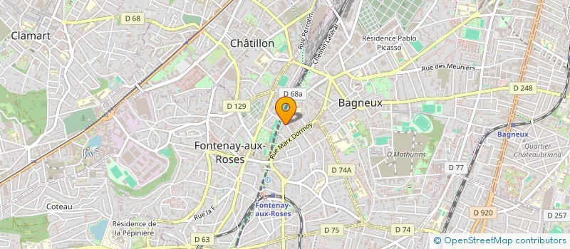 localisation de l'entreprise GORRARA à FONTENAY-AUX-ROSES