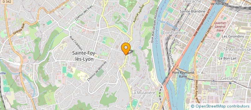 localisation de l'entreprise GORREL PRESTIGE à SAINTE-FOY-LES-LYON