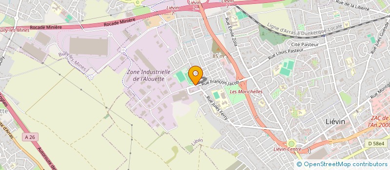 localisation de l'entreprise GORRIAS SAINT-OMER  LIEVIN