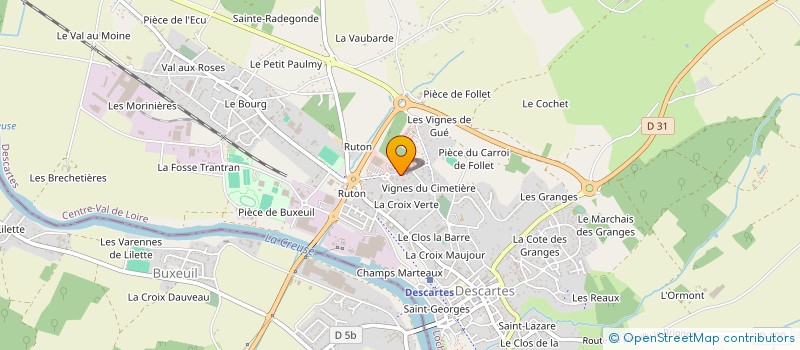 localisation de l'entreprise GORRINE à DESCARTES