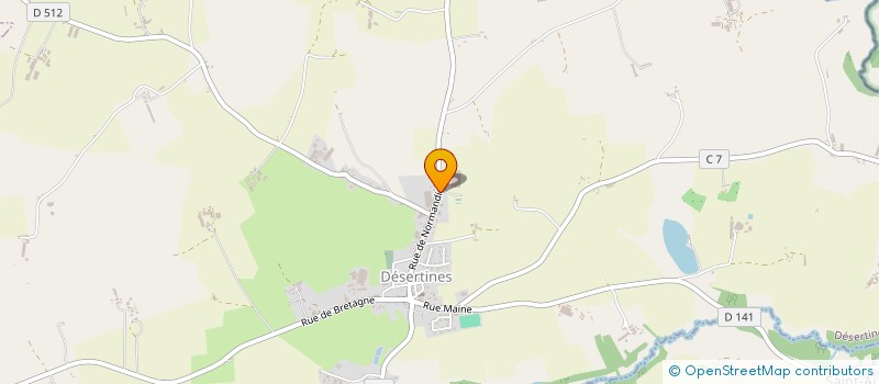 localisation de l'entreprise GORRON FRET à DESERTINES