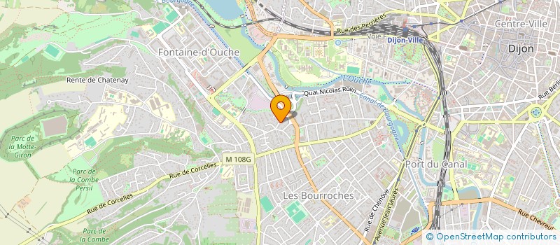 localisation de l'entreprise GORTEIS INVEST à DIJON