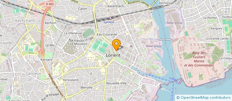 localisation de l'entreprise GORTIA  LORIENT