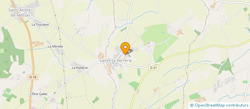 localisation de l'entreprise GORUR à SAIRES-LA-VERRERIE