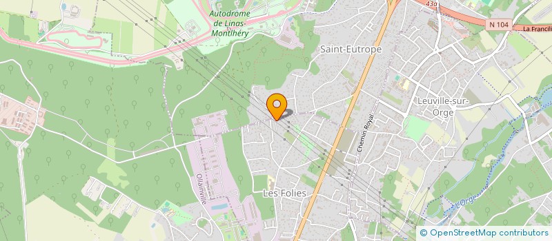 localisation de l'entreprise GORVEL-CARRIERE à SAINT-GERMAIN-LES-ARPAJON