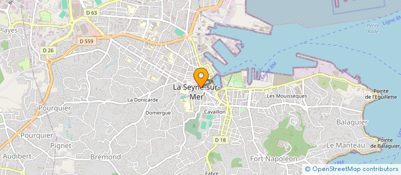 localisation de l'entreprise GORY à LA SEYNE-SUR-MER