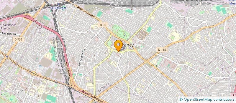 localisation de l'entreprise GORY COFFRAGE à DRANCY