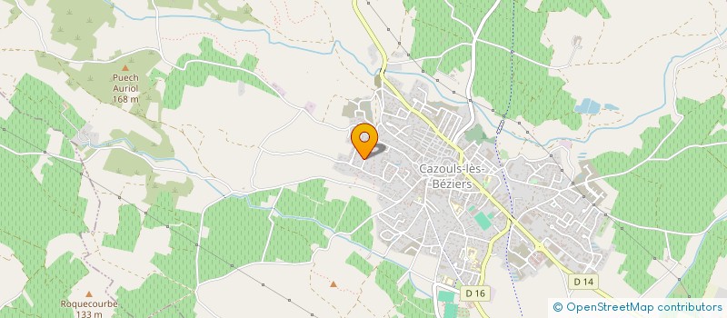 localisation de l'entreprise GORYLIA  CAZOULS-LES-BEZIERS