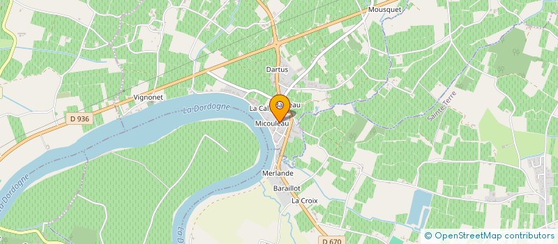 localisation de l'entreprise GOS AUTOMOBILE  VIGNONET