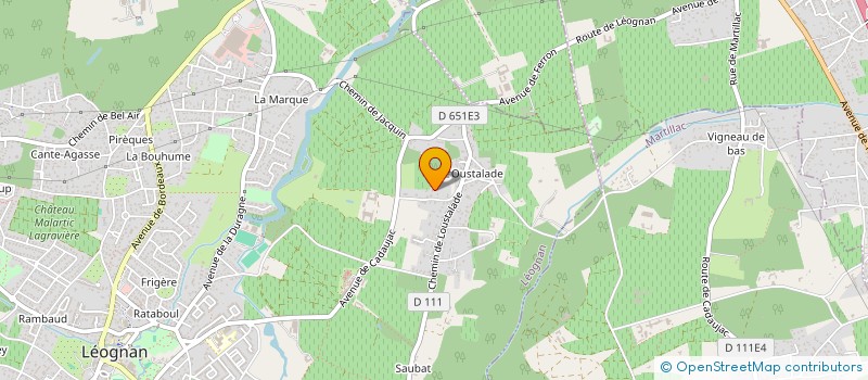 localisation de l'entreprise GOS INVEST  LEOGNAN