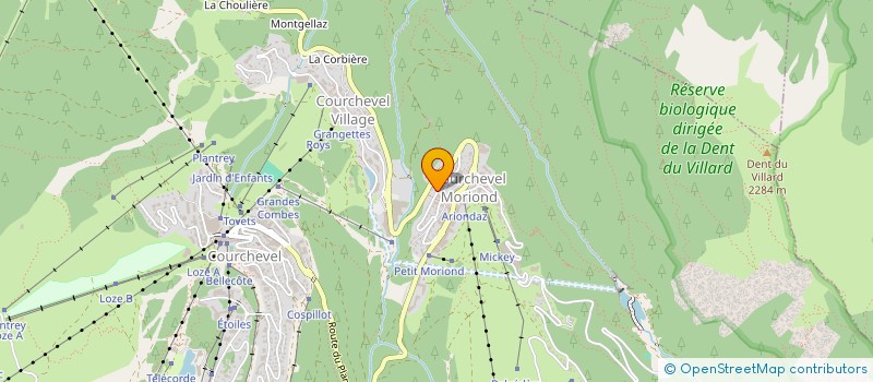 localisation de l'entreprise GOSET à COURCHEVEL