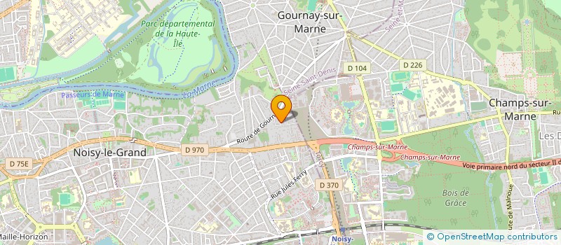 localisation de l'entreprise GOSHEN  NOISY-LE-GRAND