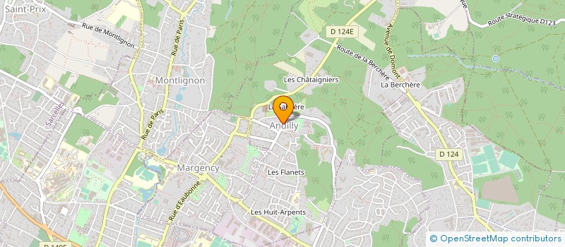 localisation de l'entreprise GOSLINEAUX  ANDILLY