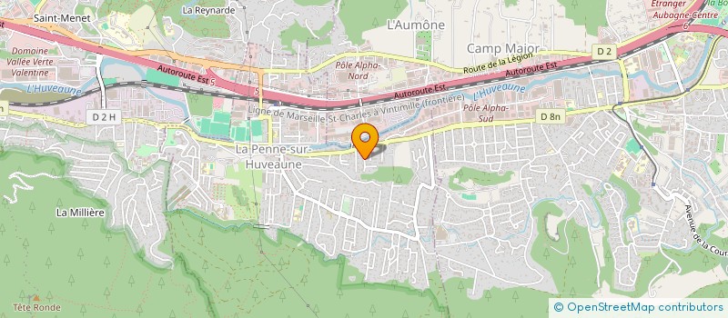 localisation de l'entreprise GOSNER AND CO  LA PENNE-SUR-HUVEAUNE