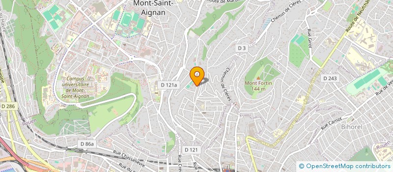 localisation de l'entreprise GOSO ECAILLERIE ROUENNAISE  MONT-SAINT-AIGNAN