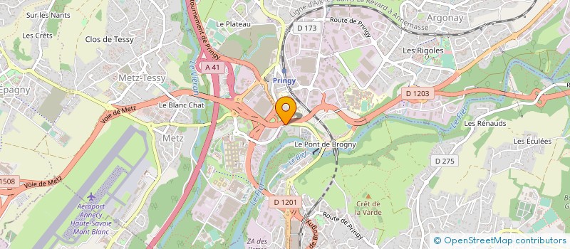 localisation de l'entreprise GOSPEL CENTER ANNECY  ANNECY