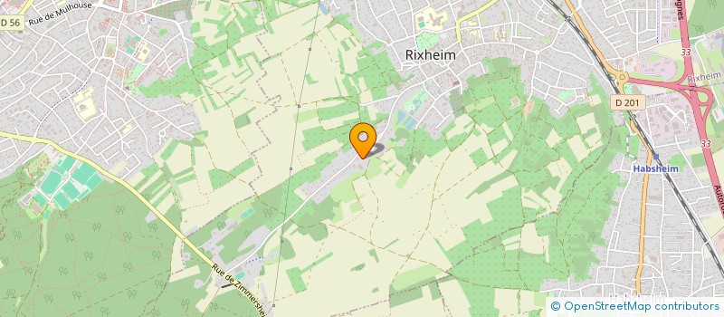 localisation de l'entreprise GOSPEL CENTER MULHOUSE  RIXHEIM
