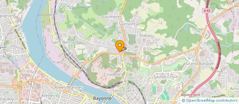 localisation de l'entreprise GOSPEL DENBORA à BAYONNE