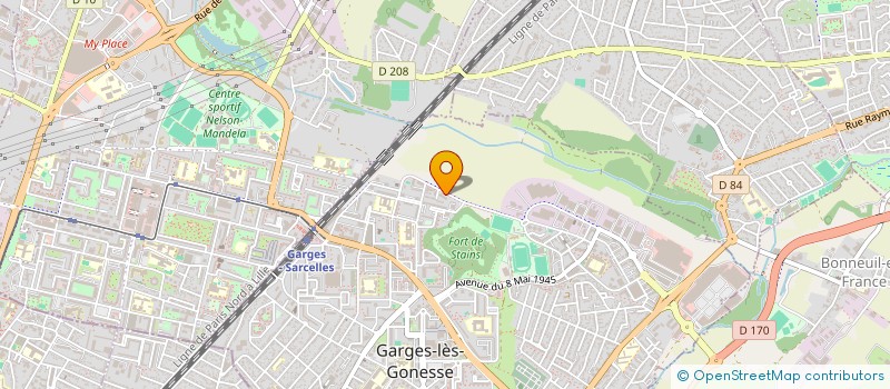 localisation de l'entreprise GOSPEL EN ACTION à GARGES-LES-GONESSE