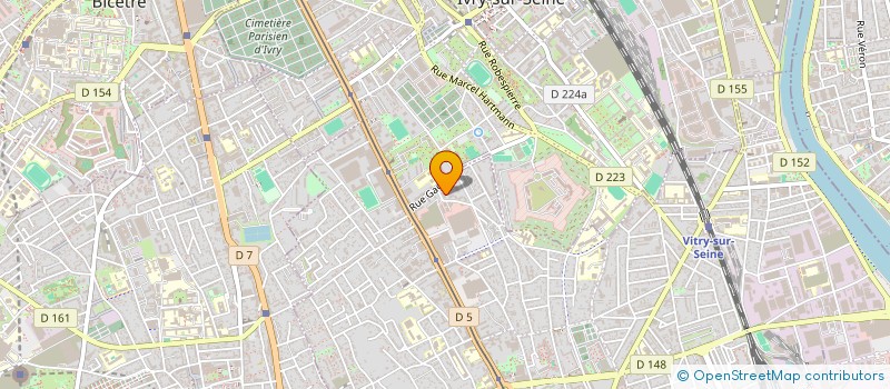 localisation de l'entreprise GOSPEL HARMONY à VITRY-SUR-SEINE