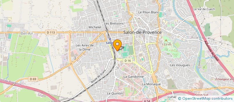 localisation de l'entreprise GOSPEL'N JOY à SALON-DE-PROVENCE