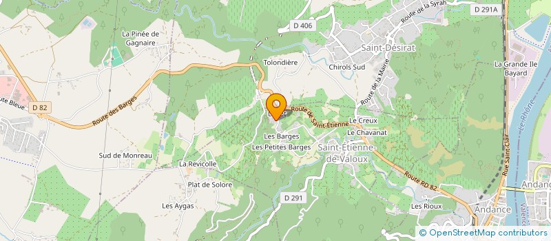 localisation de l'entreprise GOSPEL PHILHARMONIC EXPERIENCE  SAINT-ETIENNE-DE-VALOUX