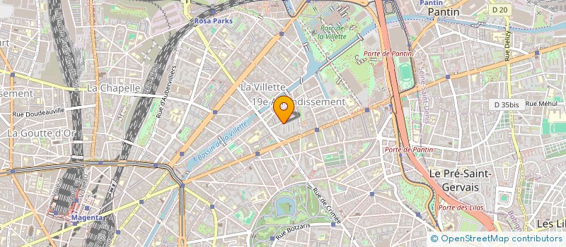 localisation de l'entreprise GOSPEL POUR TOUS  PARIS