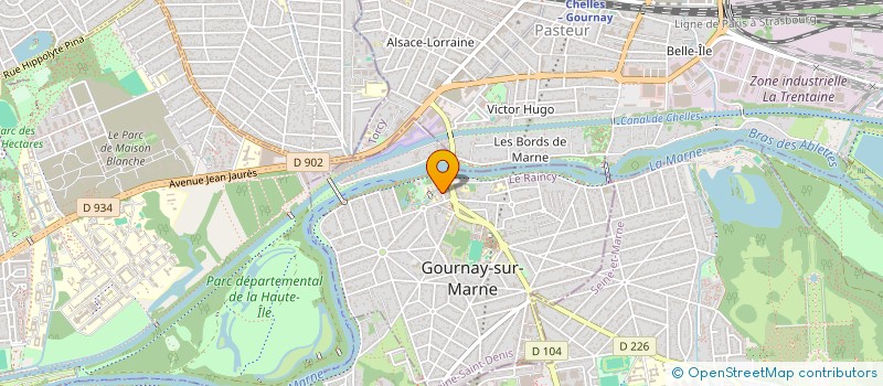 localisation de l'entreprise GOSPEL SUR MARNE à GOURNAY-SUR-MARNE