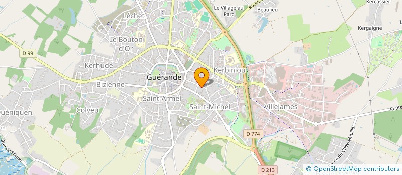localisation de l'entreprise GOSRE JEAN CLAUDE INDIVISION à GUERANDE