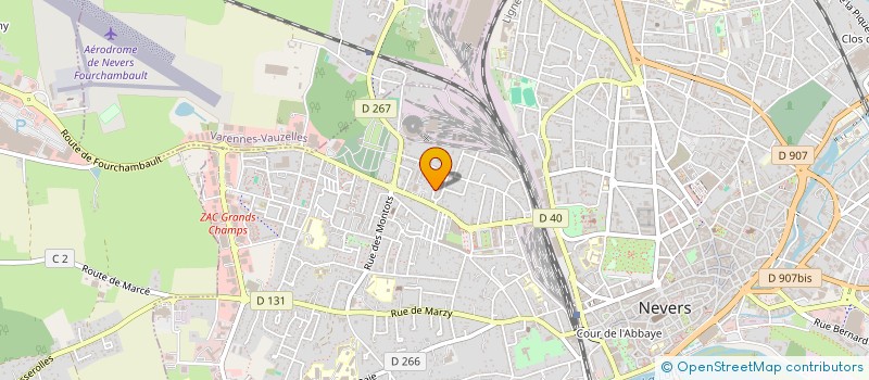 localisation de l'entreprise GOSS IMMO  NEVERS