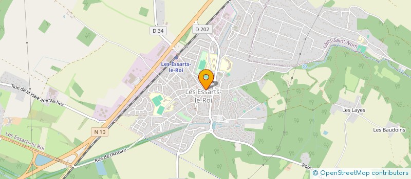 localisation de l'entreprise GOSSART VTC  LES ESSARTS-LE-ROI