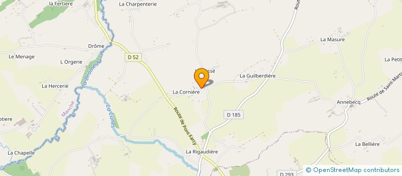localisation de l'entreprise GOSSELIN COUVERTURE  LANDELLES-ET-COUPIGNY