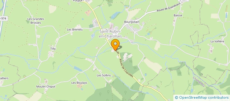 localisation de l'entreprise GOSSELIN GUILLAUME à SAINT-AUBIN-EN-CHAROLLAIS