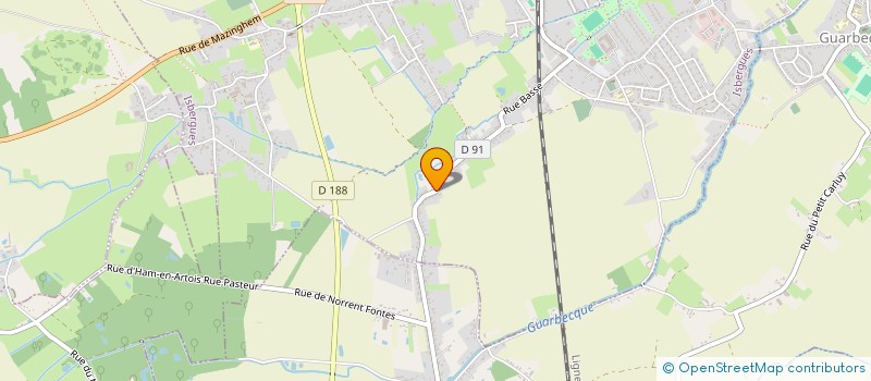 localisation de l'entreprise GOSSET  ISBERGUES