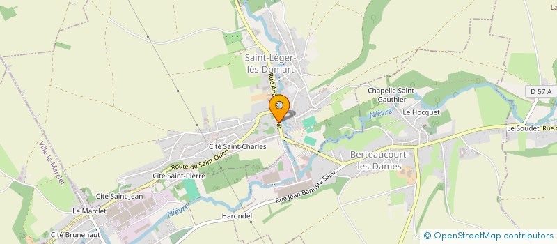 localisation de l'entreprise GOSSET  SAINT-LEGER-LES-DOMART