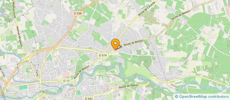 localisation de l'entreprise GOSSET CLIMATISATION  CARPENTRAS