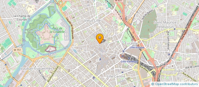 localisation de l'entreprise GOSSET CONCEPTION  LILLE