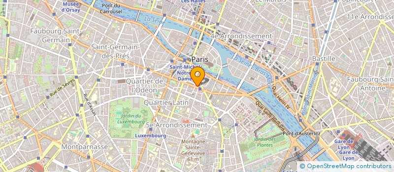 localisation de l'entreprise GOSSET CONSEIL à PARIS
