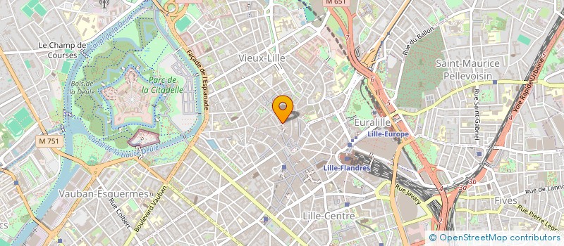 localisation de l'entreprise GOSSET PATRIMOINE à LILLE