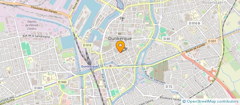 localisation de l'entreprise GOSSEY IMMO à DUNKERQUE