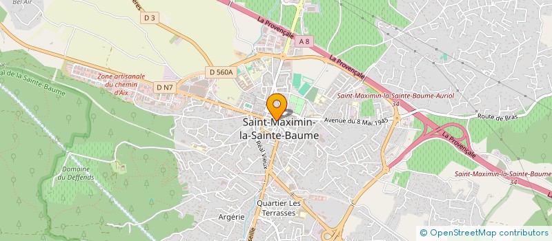 localisation de l'entreprise GOSSIP BOUTIQUE à SAINT-MAXIMIN-LA-SAINTE-BAUME