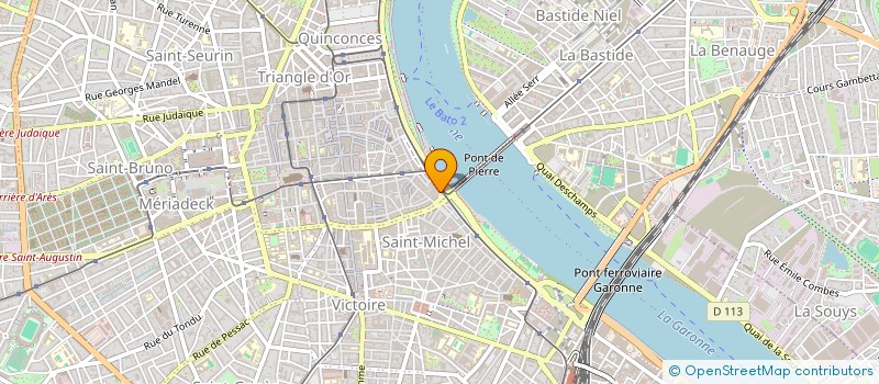 localisation de l'entreprise GOSSIP CLUB  BORDEAUX