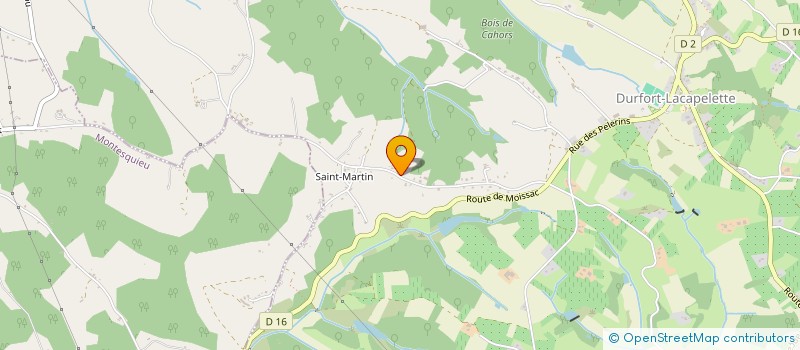 localisation de l'entreprise GOSSMANN  CAZES-MONDENARD