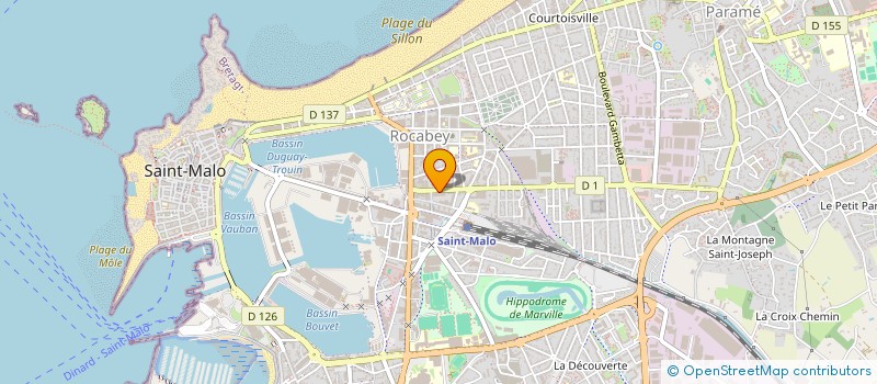 localisation de l'entreprise GOSSUINAVOCAT  SAINT-MALO