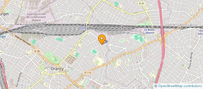 localisation de l'entreprise GOSTBAT à DRANCY