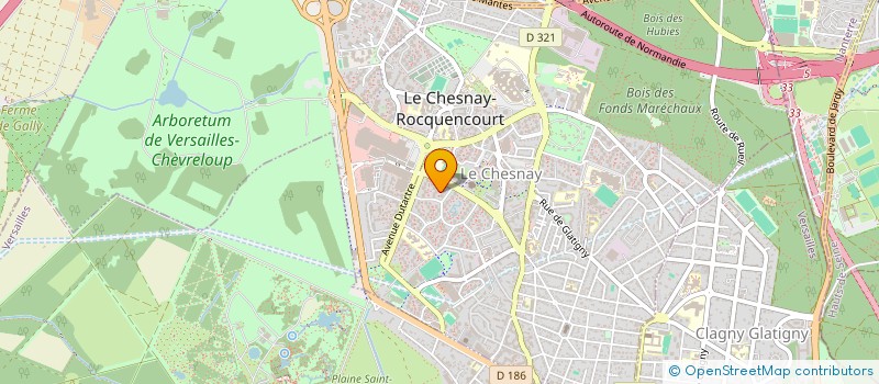 localisation de l'entreprise GOSYC à LE CHESNAY-ROCQUENCOURT