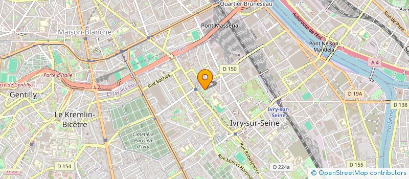 localisation de l'entreprise GOSYS CONSULTING  IVRY-SUR-SEINE